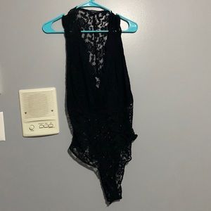 Lace body suit